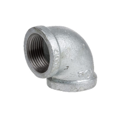 Codo galvanizado roscado